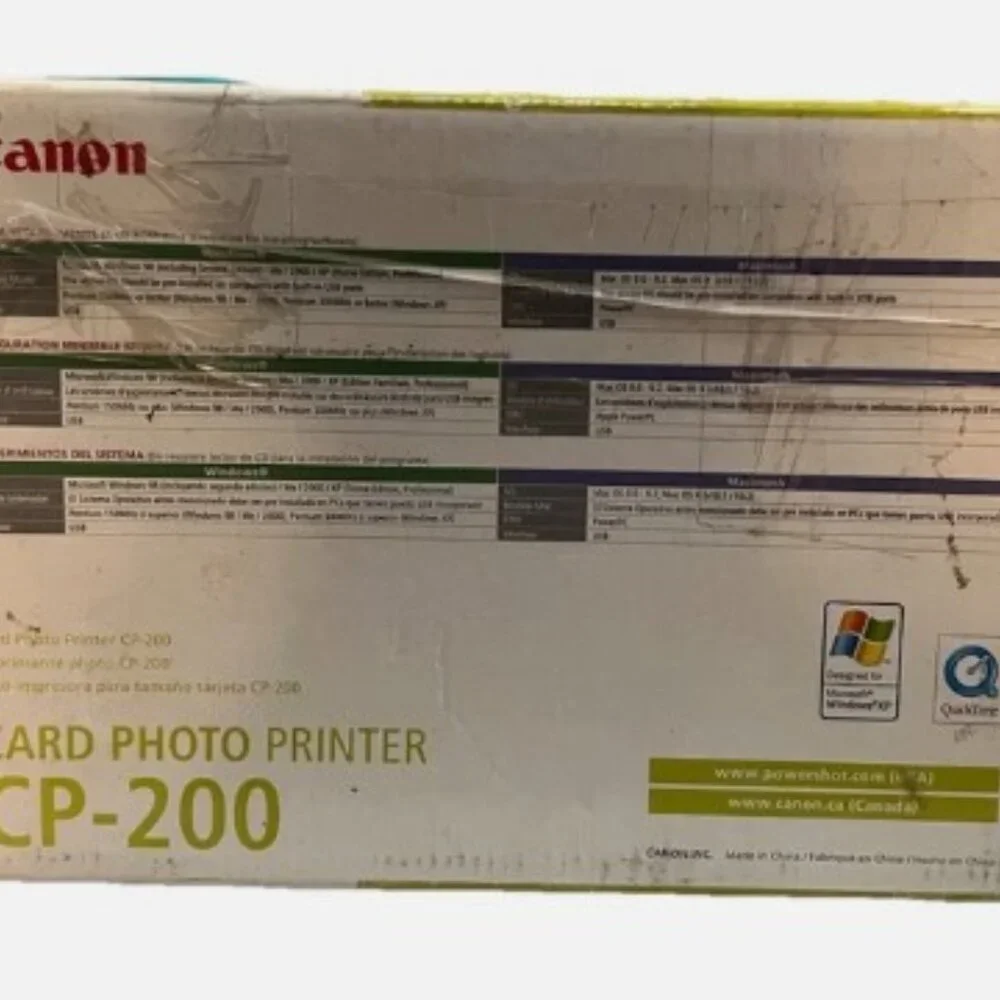 NOS Canon CP-200 Card Photo Printer